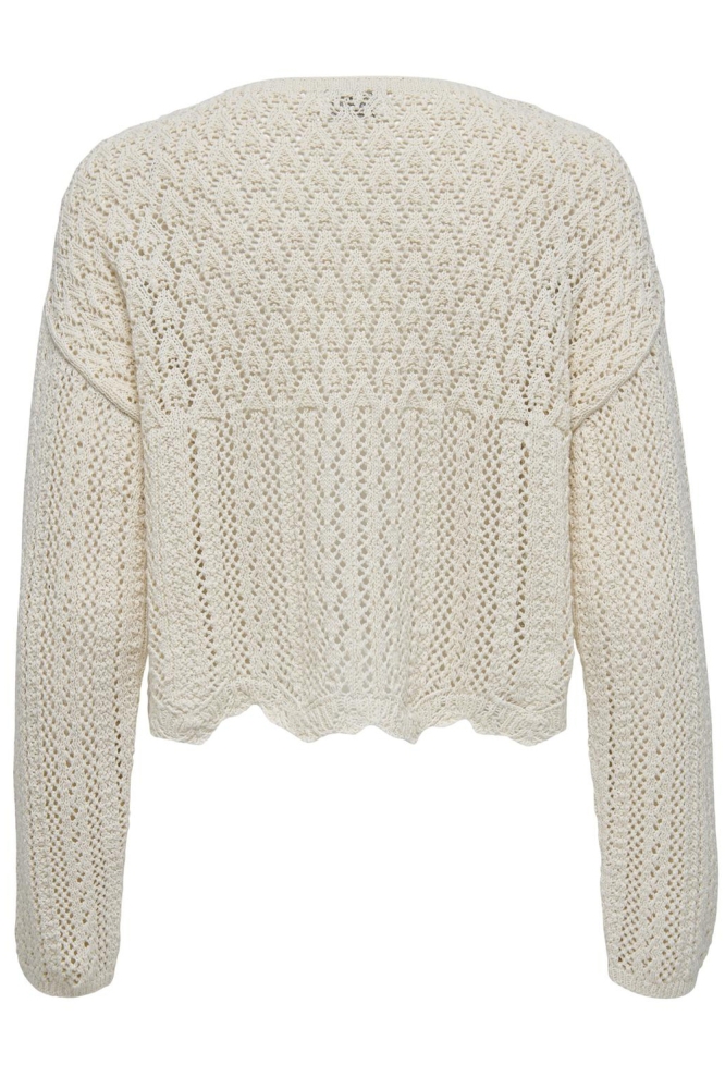 ONLNOLA 7/8 LIFE OPEN CARDIGAN KNT 15290744 Cloud Dancer